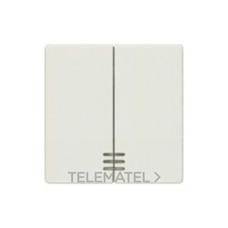 Tecla doble visor instabus EIB en carbono metalizado con referencia 5TG6224 de la marca BJC.