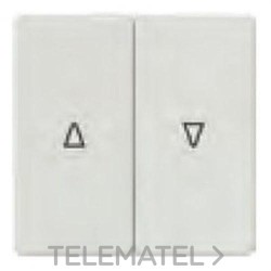 Tecla doble persiana instabus EIB en aluminio metalizado con referencia 5TG6254 de la marca BJC.