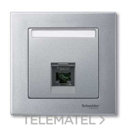 TAPA RJ45 SIMPLE ELEGANCE/AQUADESIG ALUMINIO con referencia MTN465860 de la marca SCHNEIDER ELEC.