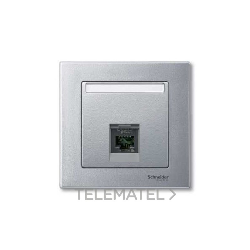 TAPA RJ45 SIMPLE ELEGANCE/AQUADESIG ALUMINIO con referencia MTN465860 de la marca SCHNEIDER ELEC.
