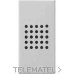 Módulo zumbador Delta i-system en aluminio metalizado con referencia 5TG98758AM de la marca BJC.