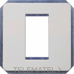 Soporte módulo simple Delta profil en blanco titán con referencia 5TG1911 de la marca BJC.