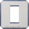 Soporte módulo simple Delta profil en blanco titán con referencia 5TG1911 de la marca BJC.