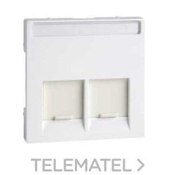 TAPA RJ45 DOBLE ELEGANCE BLANCO ACTIVO con referencia MTN469925 de la marca SCHNEIDER ELEC.