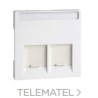 TAPA RJ45 DOBLE ELEGANCE BLANCO ACTIVO con referencia MTN469925 de la marca SCHNEIDER ELEC.