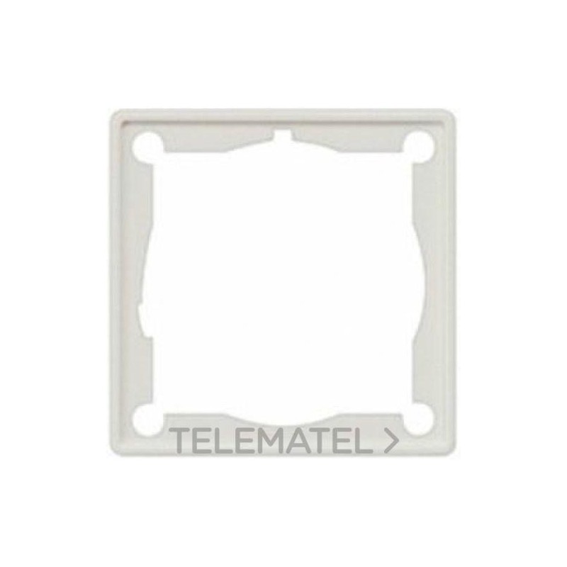 Adaptador Delta line 51x51mm en blanco titán con referencia 5TG2557 de la marca BJC.