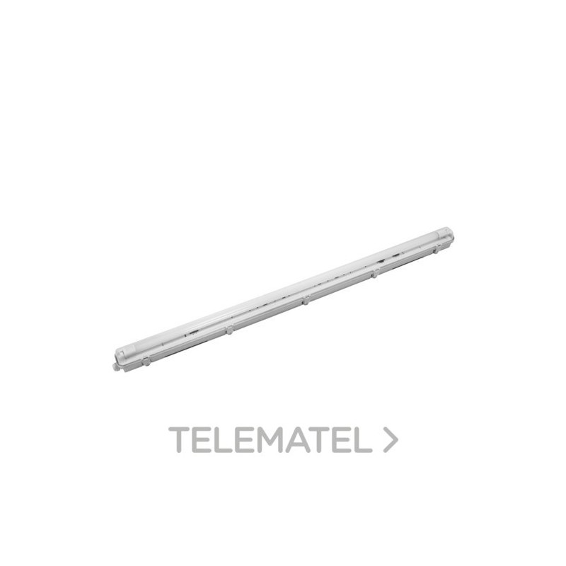 Pantalla IP65 cableada para tubo LED 1x18W 1275x70x84 10 clips con referencia 8782 de la marca FENOPLASTICA.