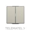 Tecla interruptor persianas Sky Niessen acero inoxidable antihuella con referencia 8544 AI de la marca NIESSEN.