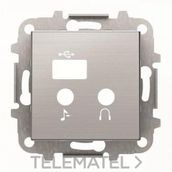 Tapa módulo entradas/salidas+USB Sky AI con referencia 8568.3 AI de la marca NIESSEN.