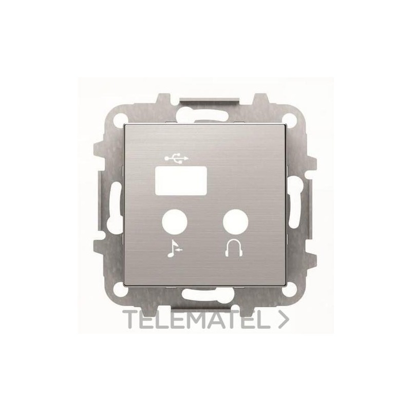 Tapa módulo entradas/salidas+USB Sky AI con referencia 8568.3 AI de la marca NIESSEN.