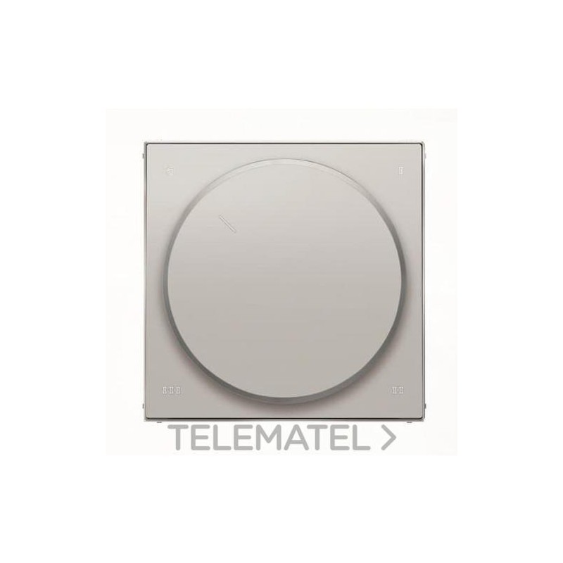 Tapa+botón conmutador rotativo Sky plata con referencia 8554 PL de la marca NIESSEN.