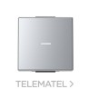 Tecla interruptor con visor Sky Niessen plata con referencia 8501.3 PL de la marca NIESSEN.