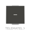 Tecla interruptor con visor Sky Niessen negro soft con referencia 8501.3 NS de la marca NIESSEN.