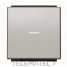 Tecla interruptor bipolar con visor Sky Niessen plata con referencia 8501.4 PL de la marca NIESSEN.