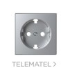 Tapa base enchufe Schuko PTANO Sky plata con referencia 8588.9 PL de la marca NIESSEN.