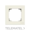 Marco básico 1 elemento Sky Niessen blanco soft con referencia 8571.1 BL de la marca NIESSEN.
