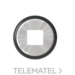 Tapa para cargador USB Skymoon cristal negro con referencia 8685 CN de la marca NIESSEN.