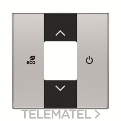 Tapa termostato Free@Home Sky plata con referencia CP-RTC-85PL de la marca NIESSEN.