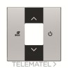 Tapa termostato Free@Home Sky plata con referencia CP-RTC-85PL de la marca NIESSEN.