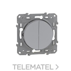 Conmutador doble 10A con referencia S520213 de la marca SCHNEIDER ELECTRIC.