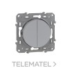 Conmutador doble 10A con referencia S520213 de la marca SCHNEIDER ELECTRIC.
