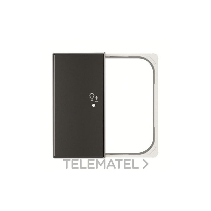 Tapa sensor Free@Home Sky con 2 canales izquierdo regulador negro con referencia SRD-2-L-85NS de la marca NIESSEN.