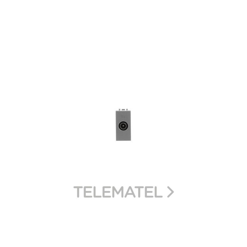Toma televisión final tipo-M con 1 módulo plata con referencia N2150.7 PL de la marca NIESSEN.