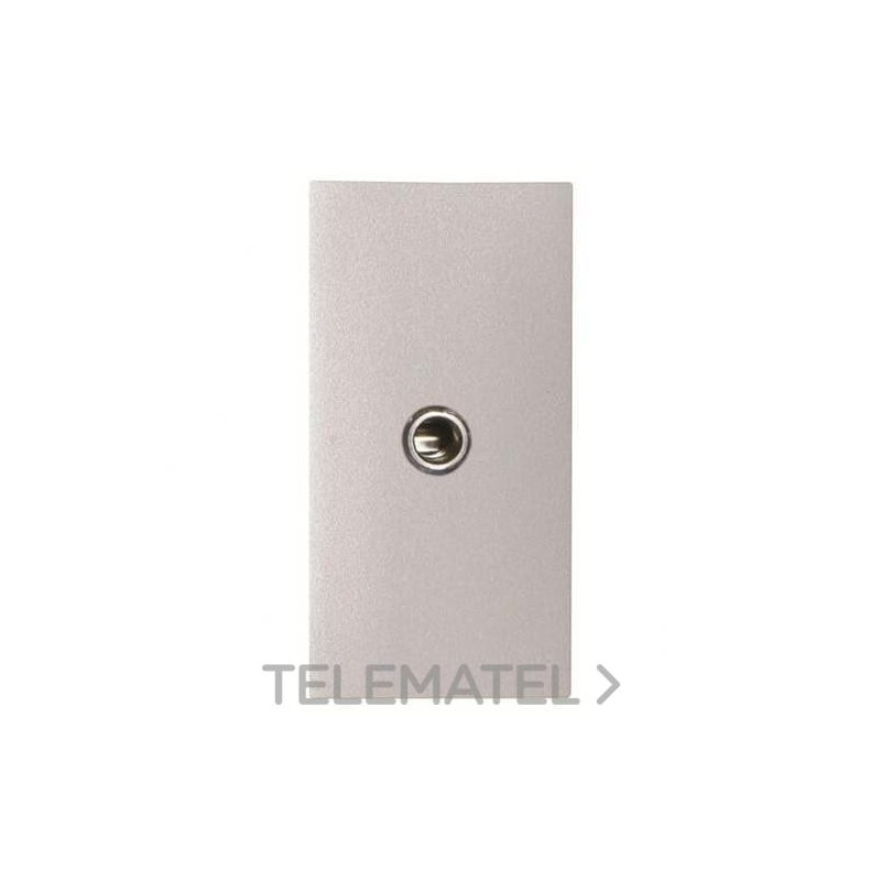 Toma VDI mini-jack conexión con tornillo plata con referencia N2155.4 PL de la marca NIESSEN.