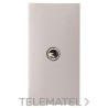 Toma VDI mini-jack conexión con tornillo plata con referencia N2155.4 PL de la marca NIESSEN.