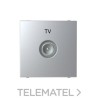 Toma televisión final tipo-M con 2 módulos plata con referencia N2250.7 PL de la marca NIESSEN.