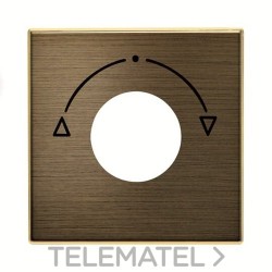 Tapa conmutador llave 3 posiciones de la serie SKY color oro envejecido con referencia 8553.1 OE de la marca NIESSEN.