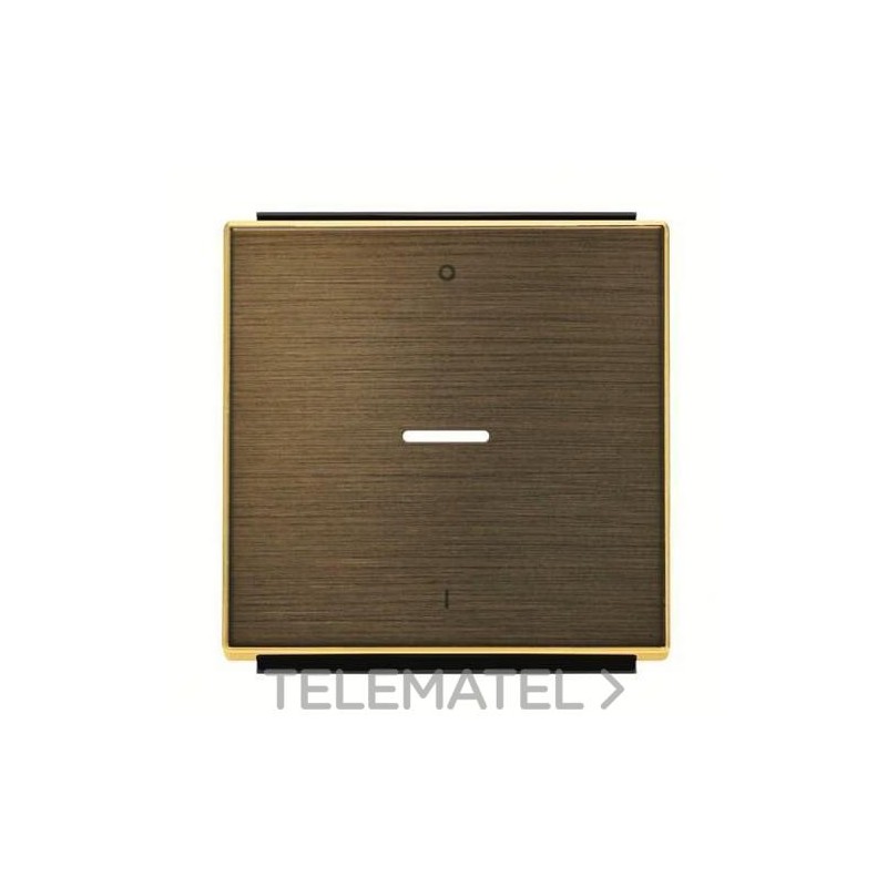 Tecla interruptor bipolar con visor Sky Niessen oro envejecido con referencia 8501.4 OE de la marca NIESSEN.