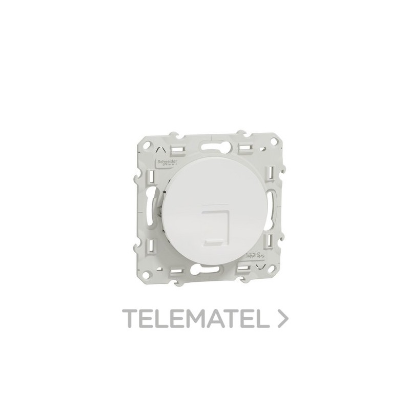 Toma RJ-45 categoría 5UTP con referencia S520471 de la marca SCHNEIDER ELECTRIC.