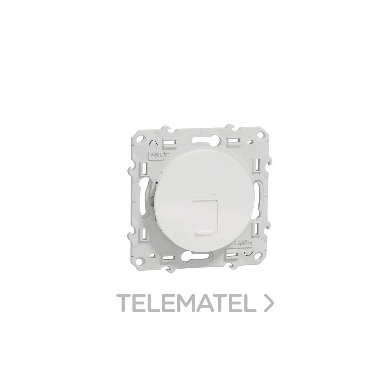 Toma RJ-45 categoría 6UTP con referencia S520475 de la marca SCHNEIDER ELECTRIC.