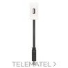Toma USB hembra - hembra con latiguillo blanco con referencia N2155.91 BL de la marca NIESSEN.