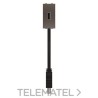 Toma USB hembra - hembra con latiguillo antracita con referencia N2155.91 AN de la marca NIESSEN.