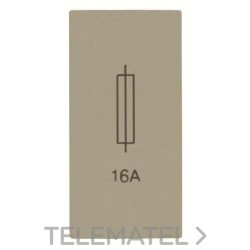 Portafusibles con 1 módulo Zenit champán con referencia N2108 CV de la marca NIESSEN.