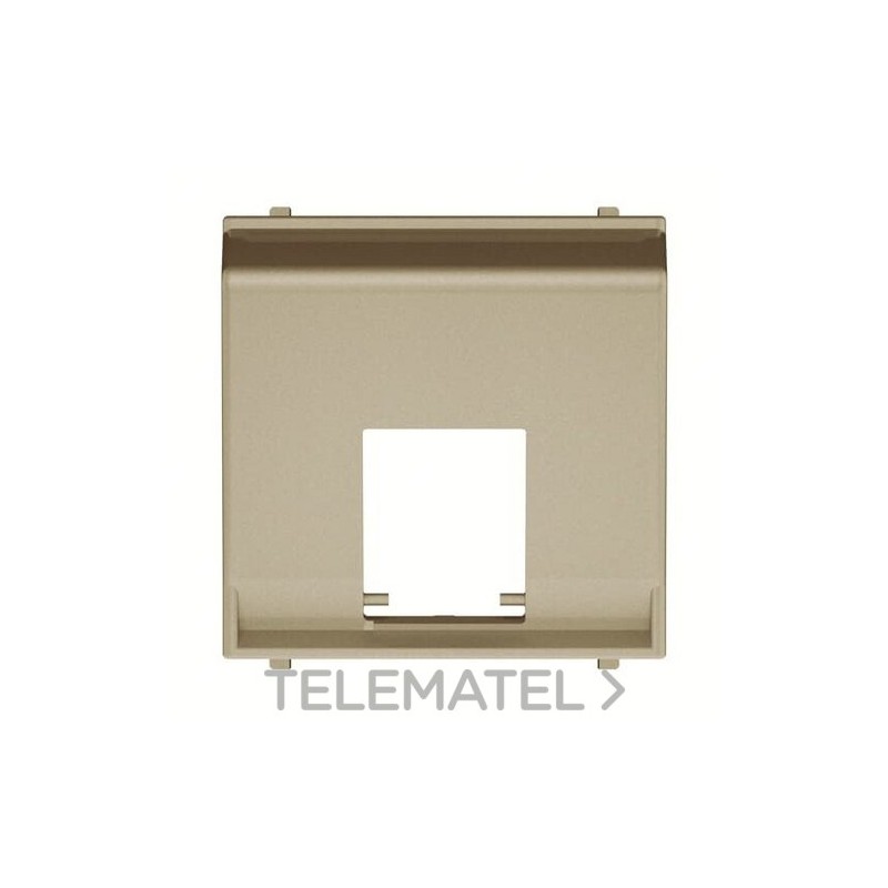 Tapa inclinada 1 soporte sin persiana Zenit champán con referencia N2216.5 CV de la marca NIESSEN.