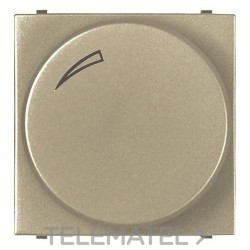 Regulador giratorio para fluorescente Zenit champán con referencia N2260.9 CV de la marca NIESSEN.