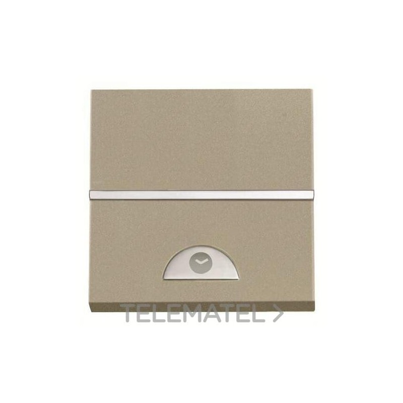 Interruptor temporizado de triac Zenit champán con referencia N2262.1 CV de la marca NIESSEN.