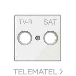 Tapa toma TV-R/SAT Sky Niessen cristal blanco con referencia 8550.1 CB de la marca NIESSEN.