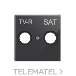 Tapa toma TV/R Sky Niessen cristal negro con referencia 8550 CN de la marca NIESSEN.