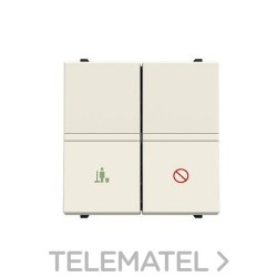 Interruptor servicio / no molestar Zenit blanco con referencia N2244.5 BB de la marca NIESSEN.