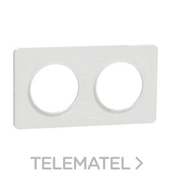 Marco TOUCH con 2 elementos blanco mate con referencia S520804 de la marca SCHNEIDER ELECTRIC.