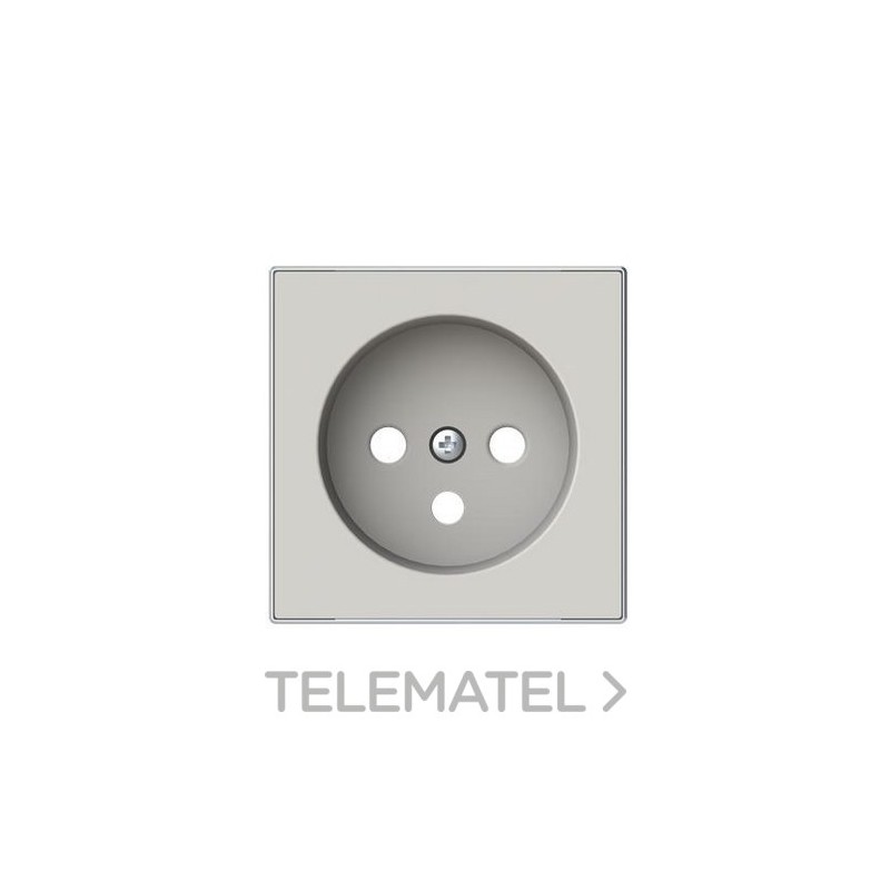 Tapa base enchufe TT francés plano Sky Niessen Duna con referencia 8587.9 DN de la marca NIESSEN.