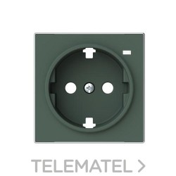 Tapa base enchufe Schuko Sky Niessen con LED Comodoro con referencia 8588.8 CM de la marca NIESSEN.