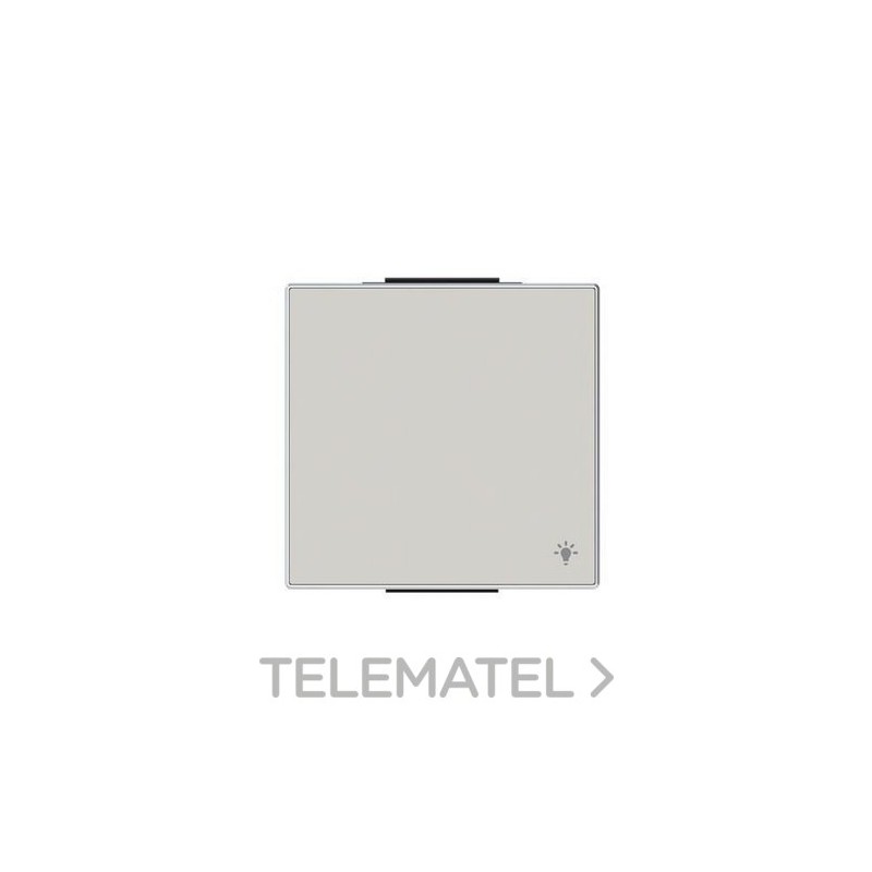 Tecla pulsador con símbolo luz Sky Niessen Duna con referencia 8504.2 DN de la marca NIESSEN.
