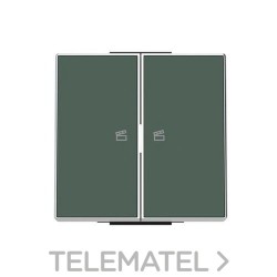 Tecla Sky con símbolo escena 2 canales Comodoro con referencia 8596.24 CM de la marca NIESSEN.