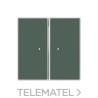 Tecla Wireless emisora 2 canales Comodoro con referencia 8531.2 CM de la marca NIESSEN.