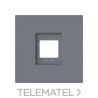 Tapa cargador USB doble Serie Alba gris mate con referencia 8985 GR de la marca NIESSEN.